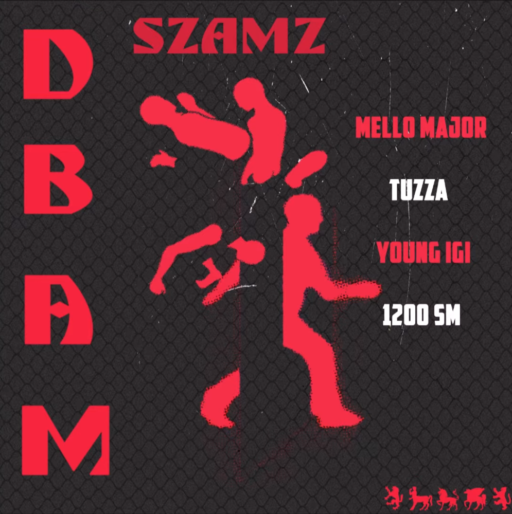 Album cover art for "Dbam" by Szamz & SM & TUZZA & Young Igi & Mello Major