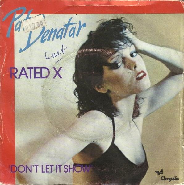 Album cover art for "Rated X" by Pat Benatar