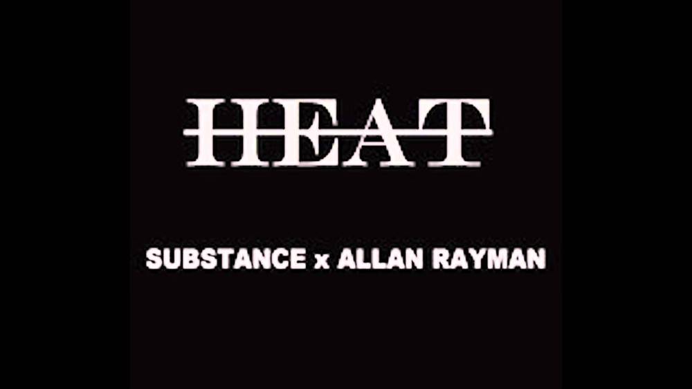 Album cover art for "Heat" by Allan Rayman & Jessy Aarons