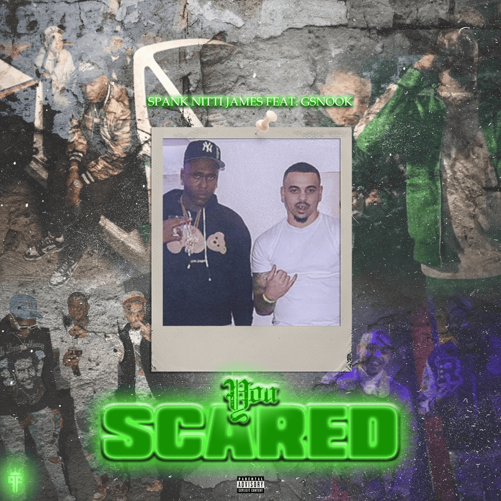Album cover art for "You Scared" by Spank Nitti James