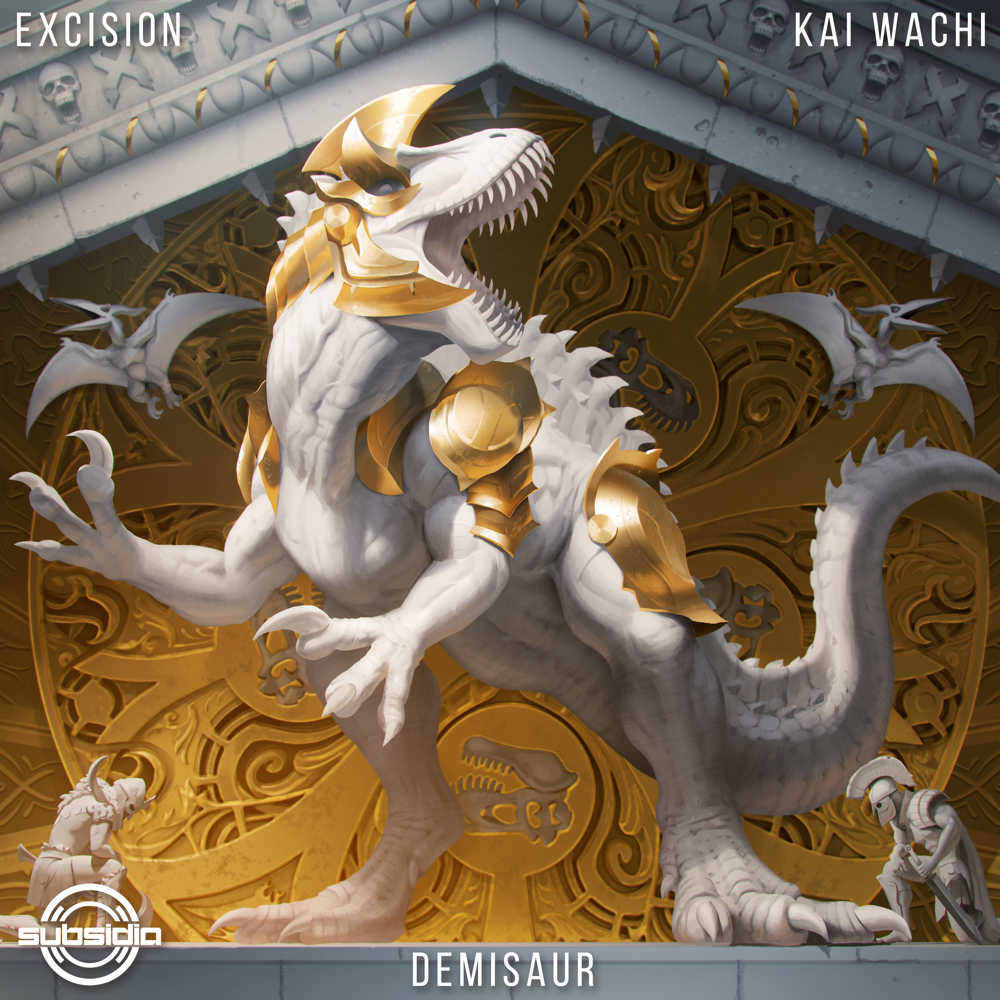 Album cover art for "Demisaur" by Excision