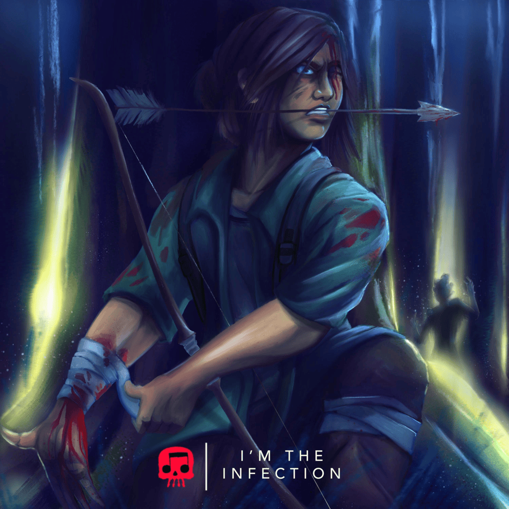 Album cover art for "I’m the Infection" by JT Music & Andrea Storm Kaden