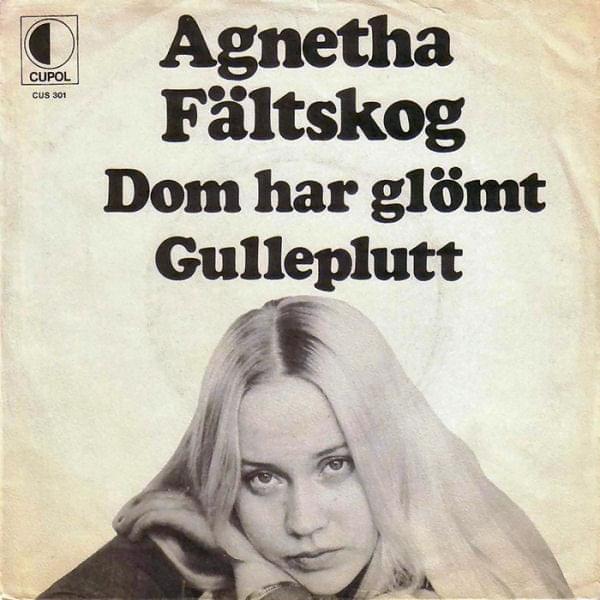 Album cover art for "Dom har glömt" by Agnetha Fältskog