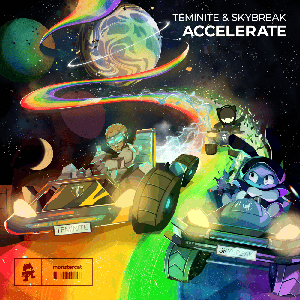 Album cover art for "Accelerate" by Teminite