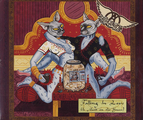 Album cover art for "Falling in Love (Is Hard on the Knees)" by Aerosmith