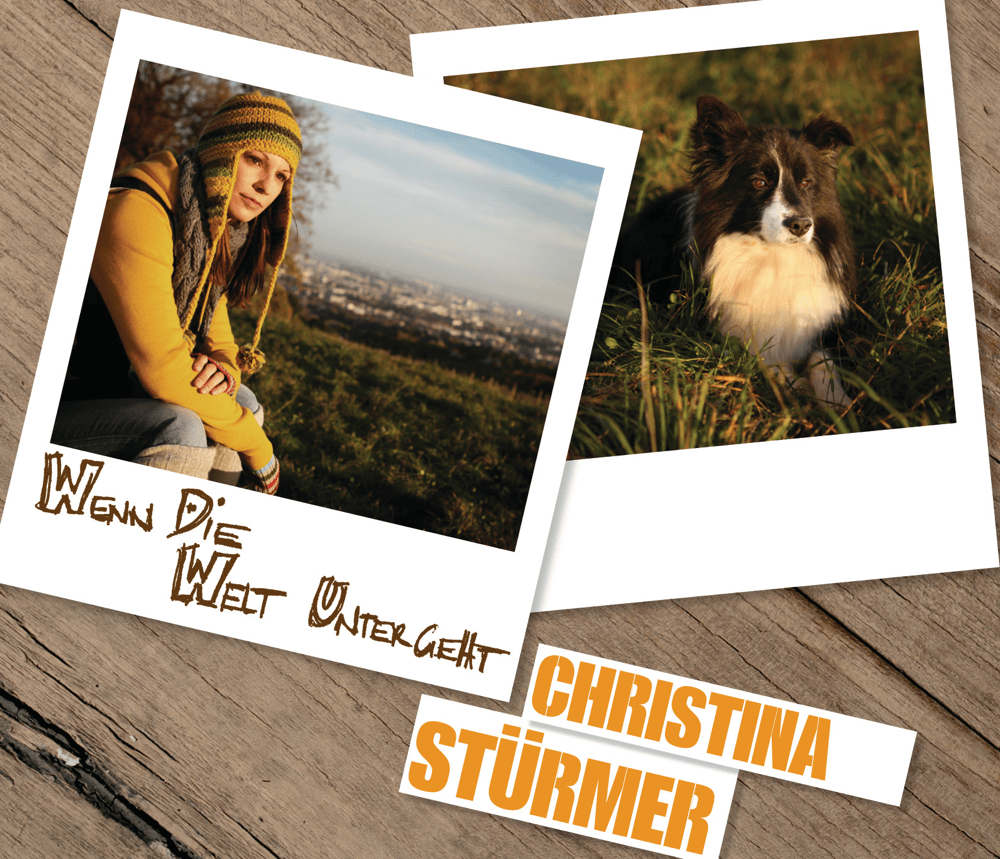 Album cover art for "Wenn die Welt untergeht" by Christina Stürmer