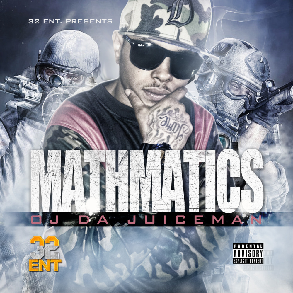 Album cover art for "Mathematics" by OJ da Juiceman