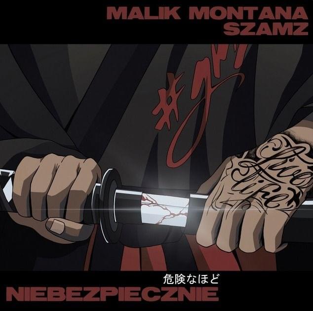Album cover art for "Niebiezpiecznie" by Malik Montana