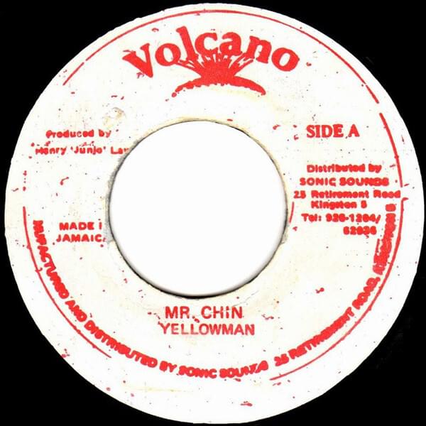 Album cover art for "Mister Chin" by Yellowman