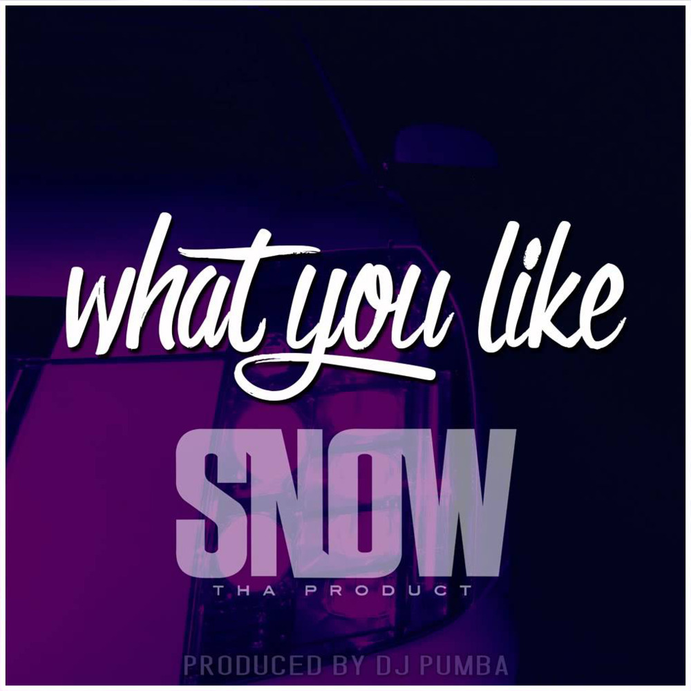 Album cover art for "What You Like" by Snow Tha Product