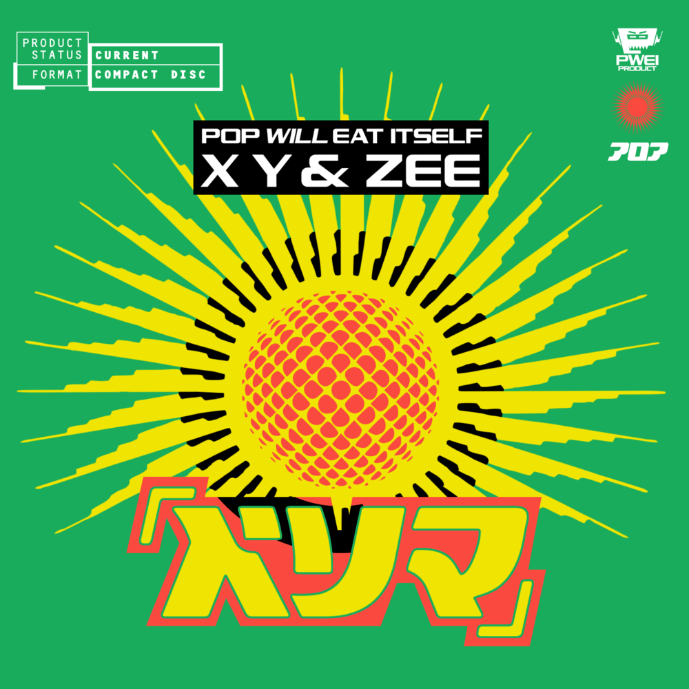 Album cover art for "X Y & Zee" by Pop Will Eat Itself