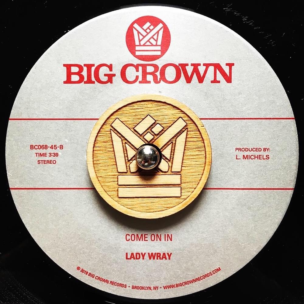 Album cover art for "Come On In" by Lady Wray