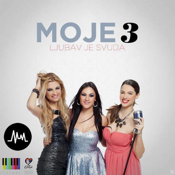 Album cover art for "Ljubav je svuda" by Yanx