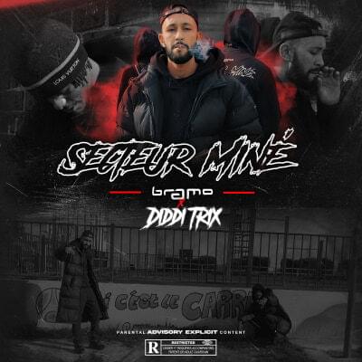 Album cover art for "Secteur miné" by Cappuccino