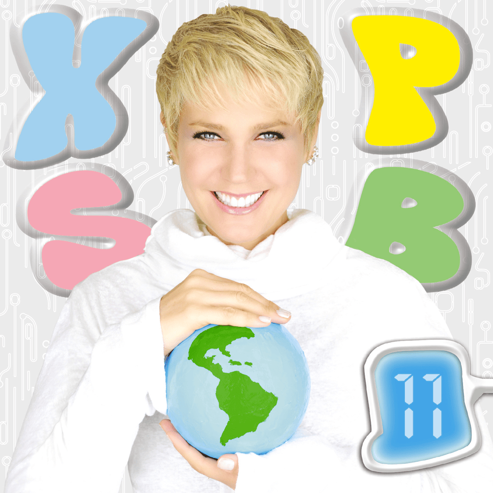 Album cover art for "Além das Estrelas" by Xuxa