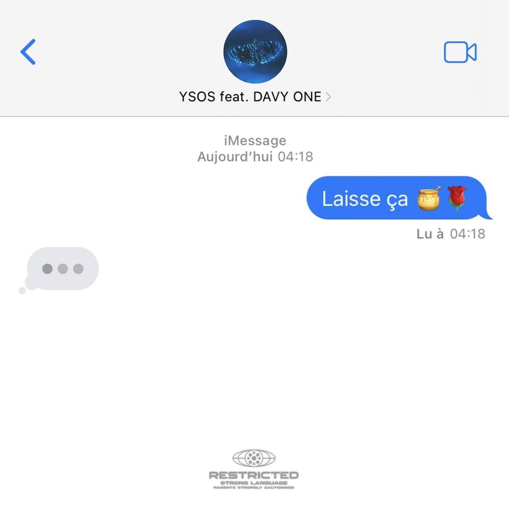Album cover art for "Laisse ça" by Ysos & Davy One