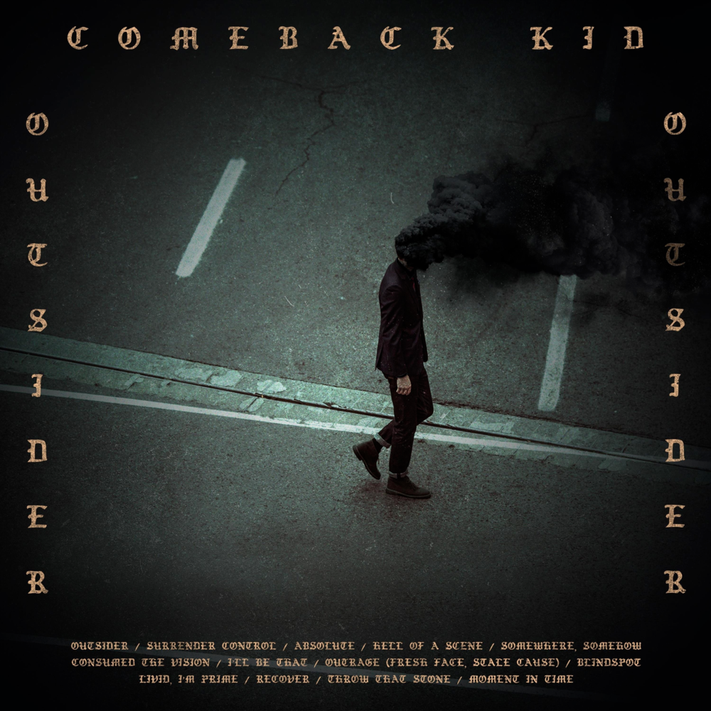 Album cover art for "Consumed the Vision" by Comeback Kid & Chris Cresswell