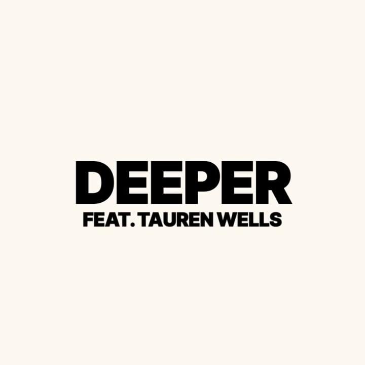 Album cover art for "Deeper" by TobyMac