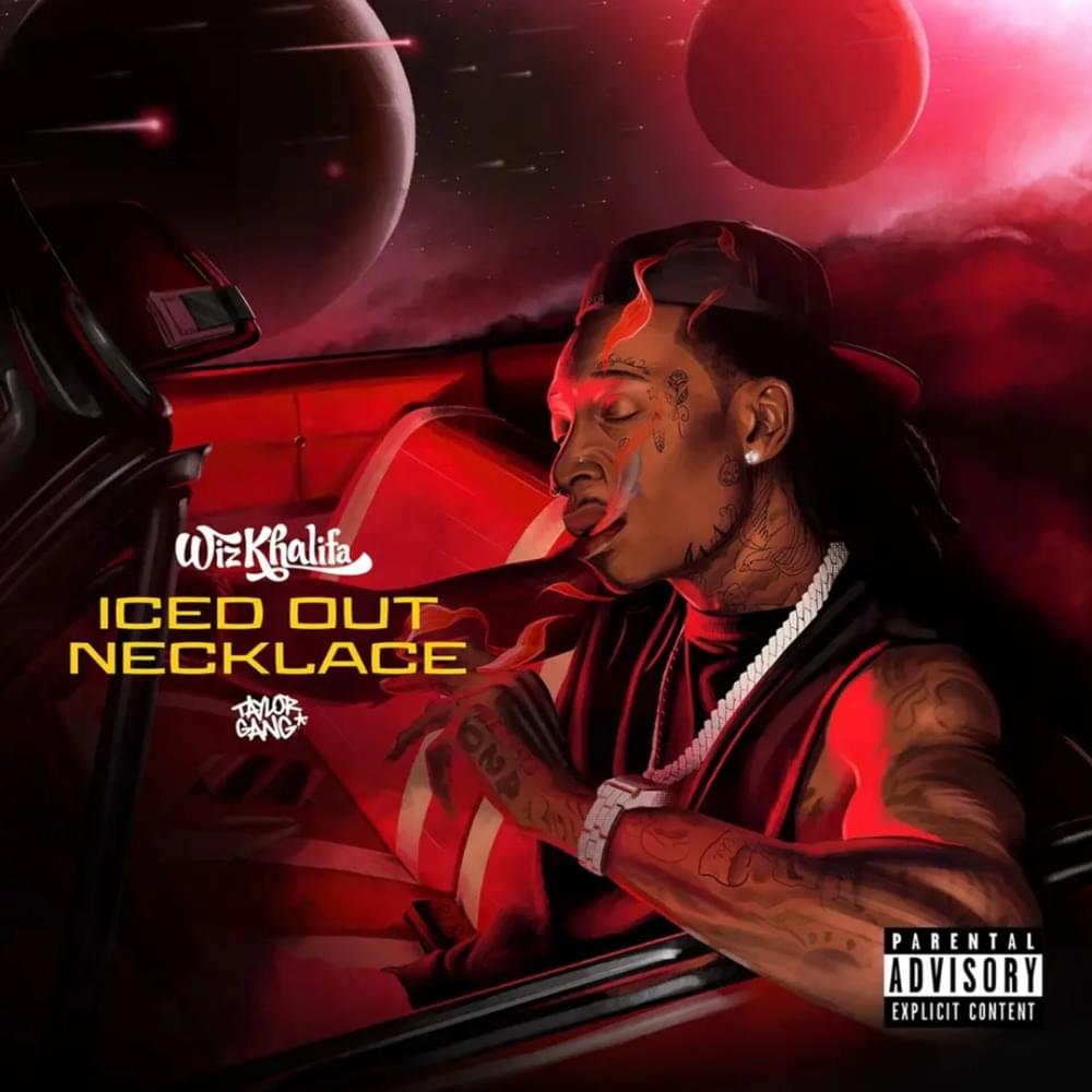 Album cover art for "Iced Out Necklace" by Wiz Khalifa
