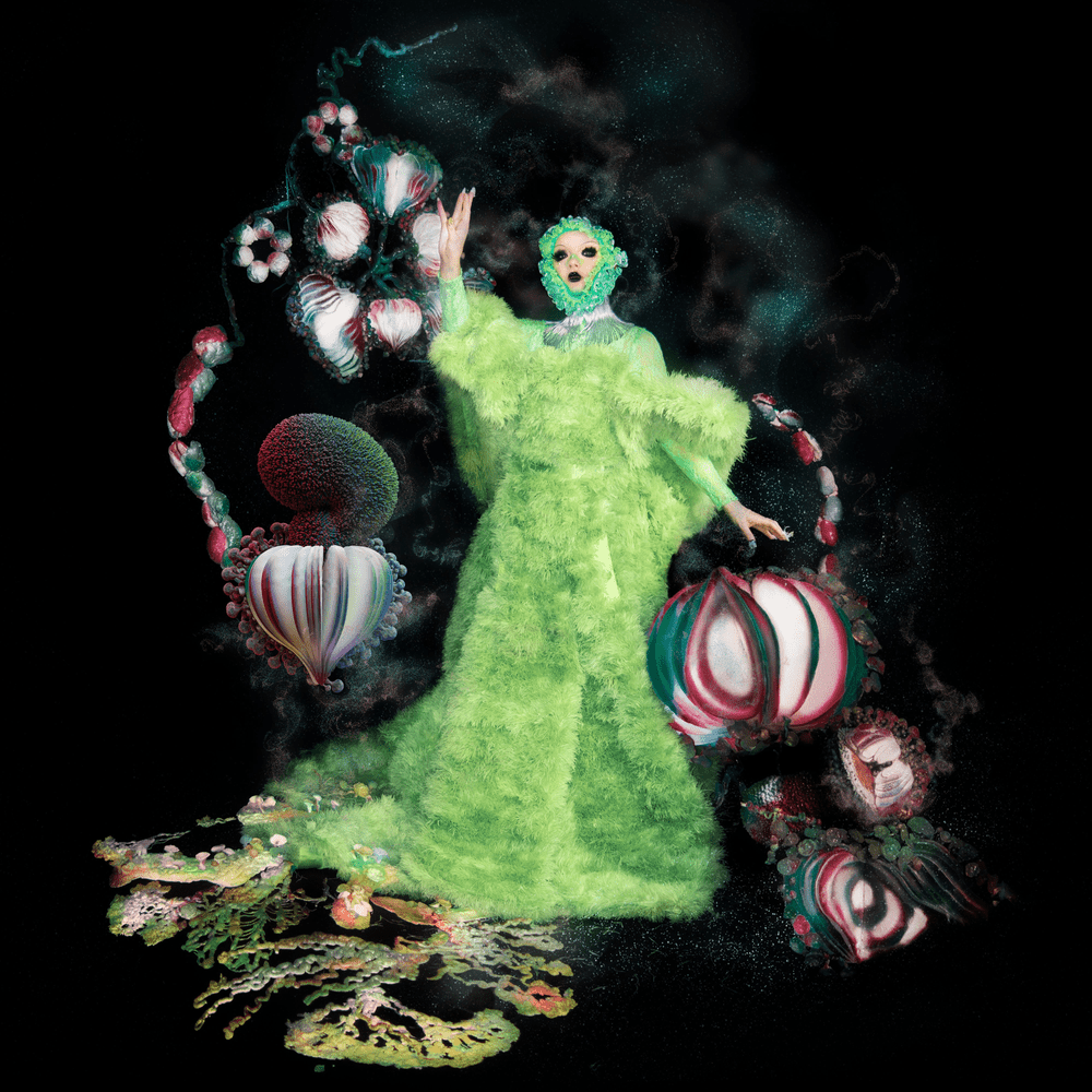 Album cover art for "Atopos" by Björk & Kasimyn