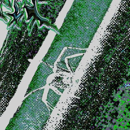 Album cover art for "BONE BRITTLE" by grape milk & Charlie Zacks