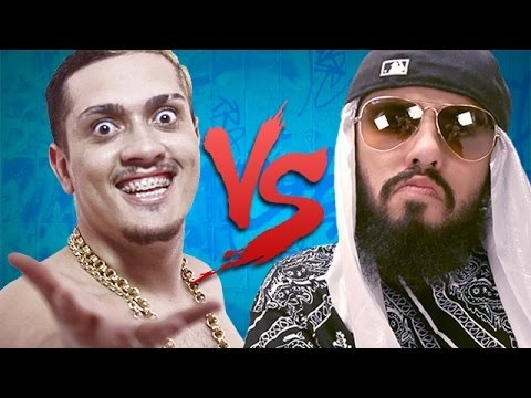 Album cover art for "Batalha de Youtubers: MC Bin Laden vs Mussoumano" by MUSSA & MC Binn