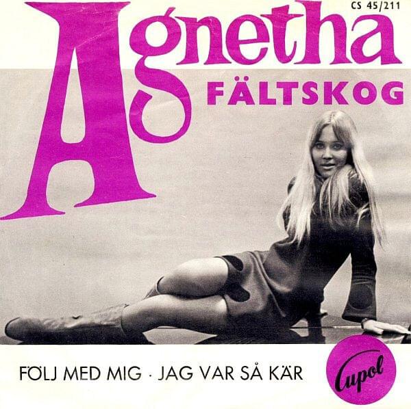 Album cover art for "Jag var så kär" by Agnetha Fältskog