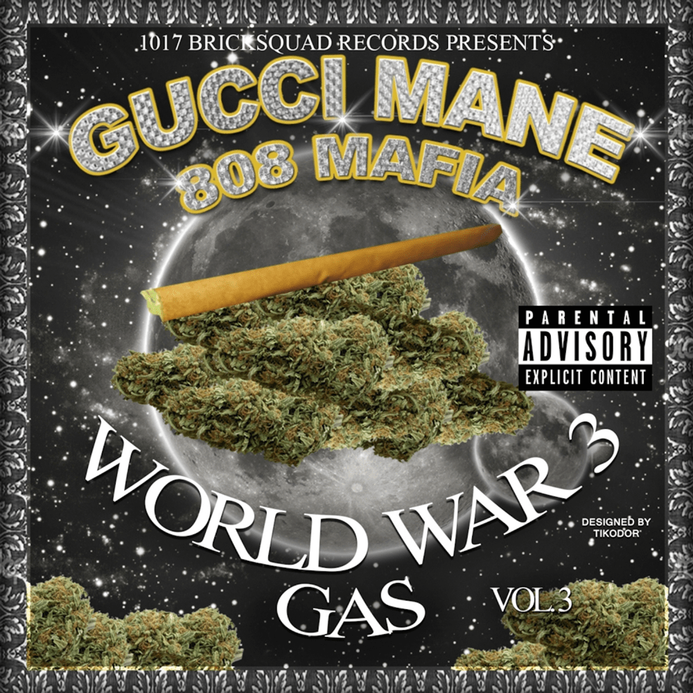 Album cover art for "With My Pistol" by Gucci Mane