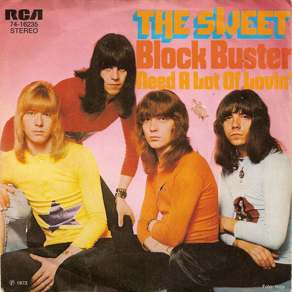 Album cover art for "Block Buster!" by Sweet