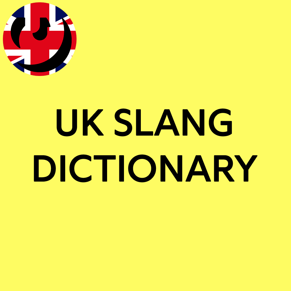 Album cover art for "UK Slang Dictionary" by Genius UK