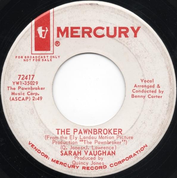 Album cover art for "Theme from The Pawnbroker" by Quincy Jones