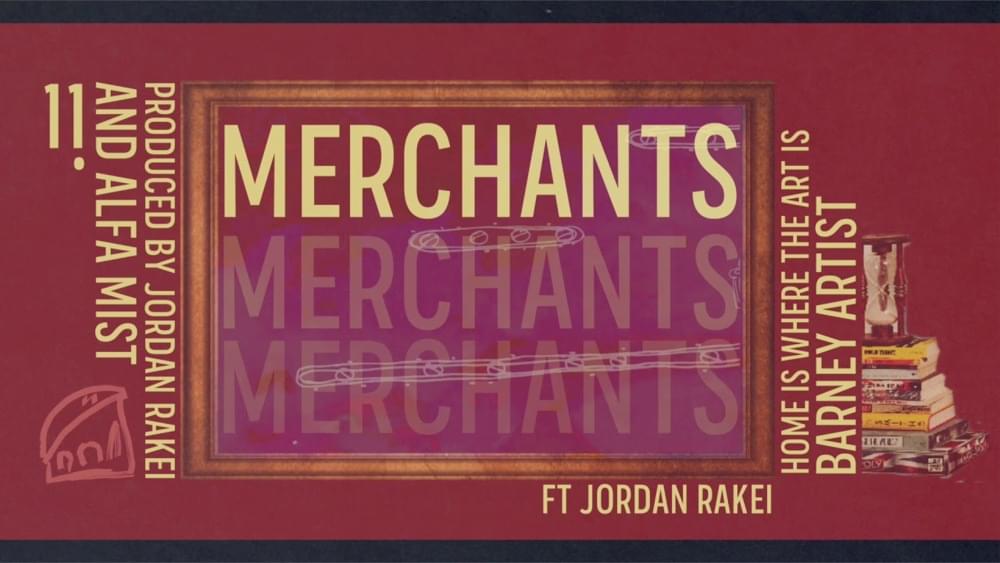 Album cover art for "Merchants" by Barney Artist & Jordan Rakei