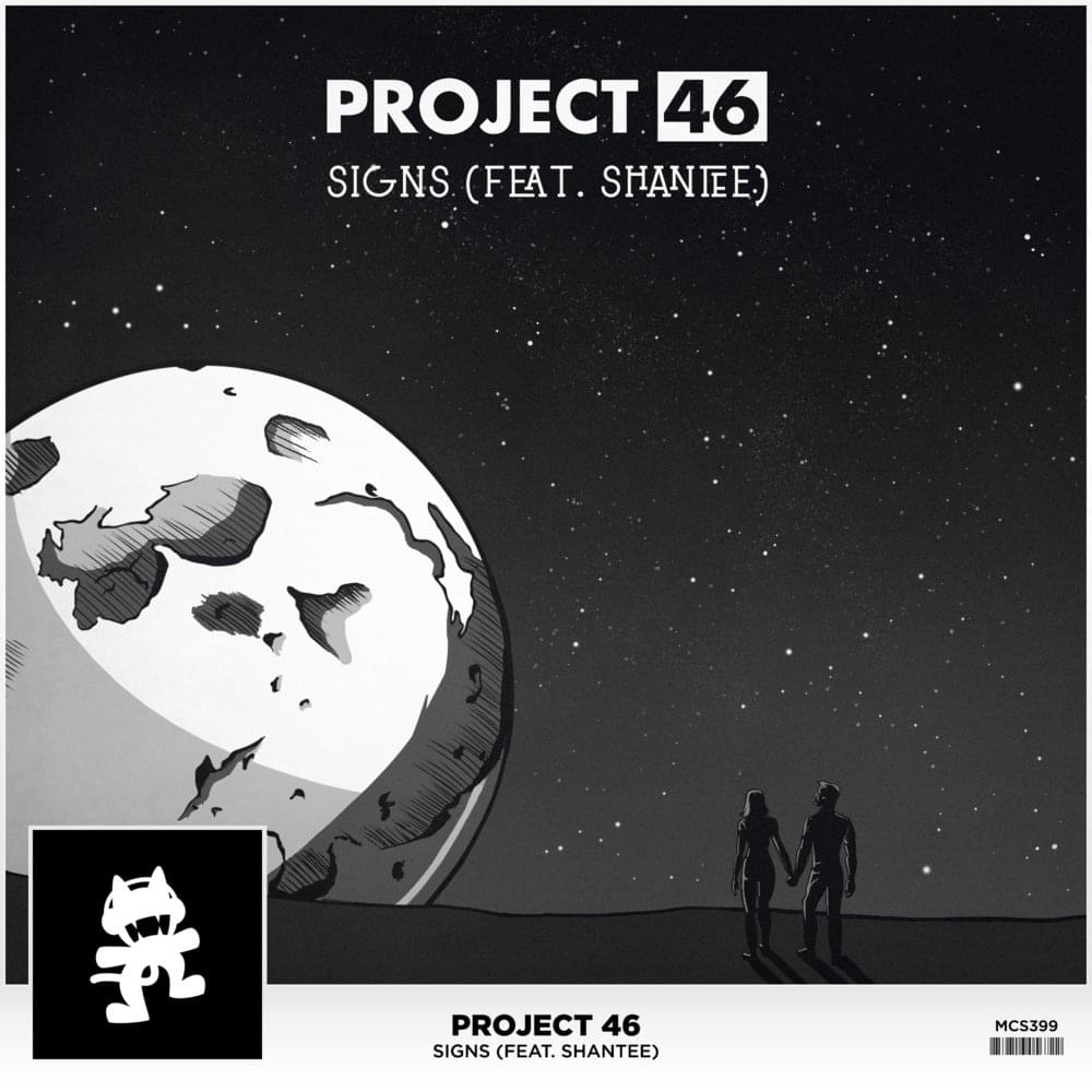 Album cover art for "Signs" by Project 46 & Shantee