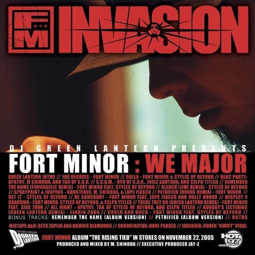 Album cover art for "100 Degrees" by Fort Minor