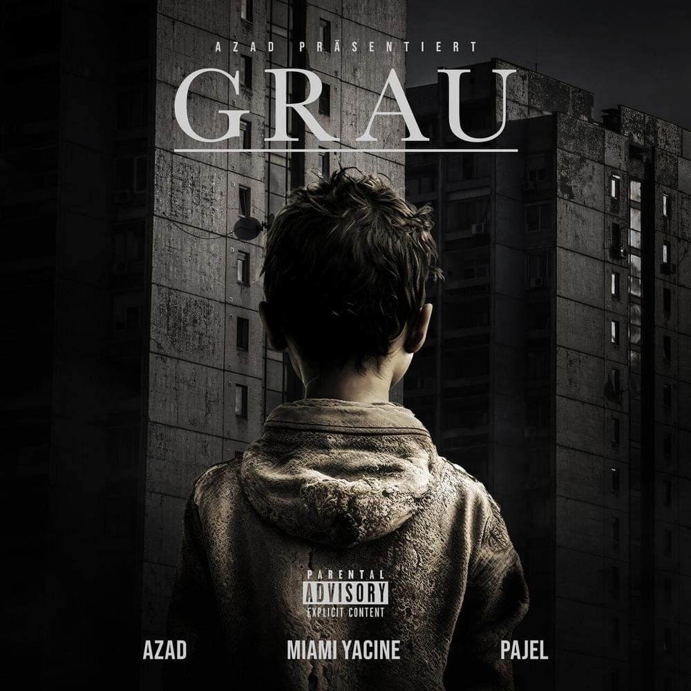 Album cover art for "GRAU" by Azad