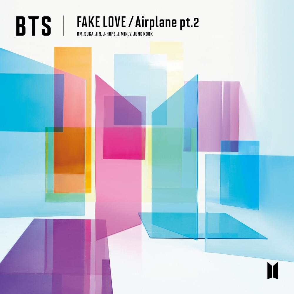 Album cover art for "BTS - FAKE LOVE (Japanese ver.) (Romanized)" by Genius Romanizations