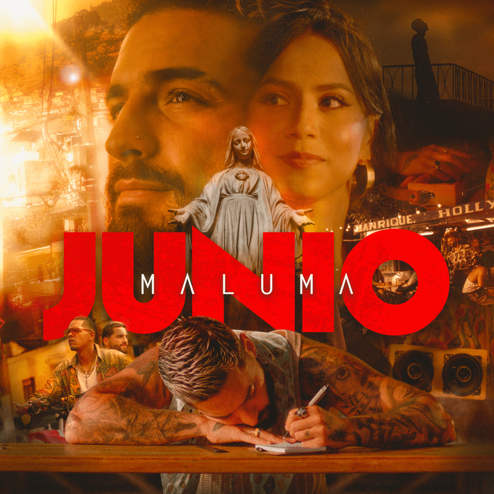Album cover art for "Junio" by Maluma