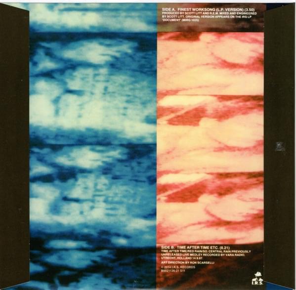 Album cover art for "Time After Time Etc." by R.E.M.