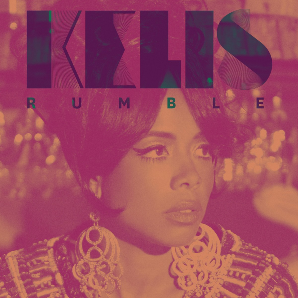 Album cover art for "Rumble" by Kelis