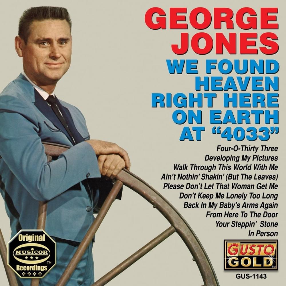 Album cover art for "Developing My Pictures" by George Jones
