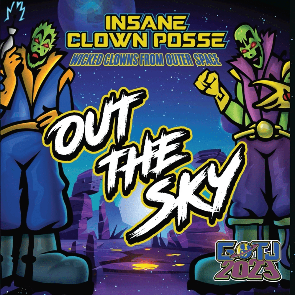 Album cover art for "Out The Sky" by Insane Clown Posse