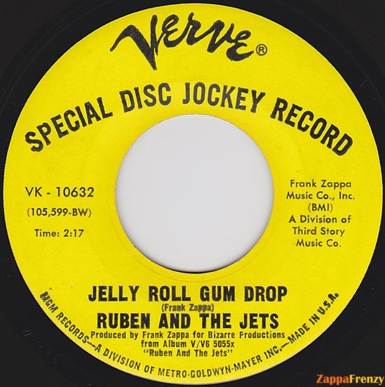 Album cover art for "Jelly Roll Gum Drop" by The Mothers of Invention