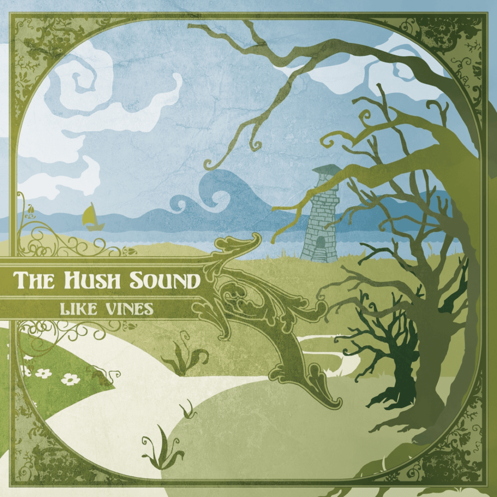 Album cover art for "Wine Red" by The Hush Sound & Patrick Stump