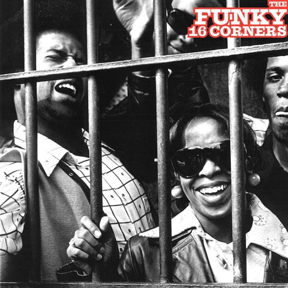 Album cover art for "Funky 16 Corners" by The Highlighters Band