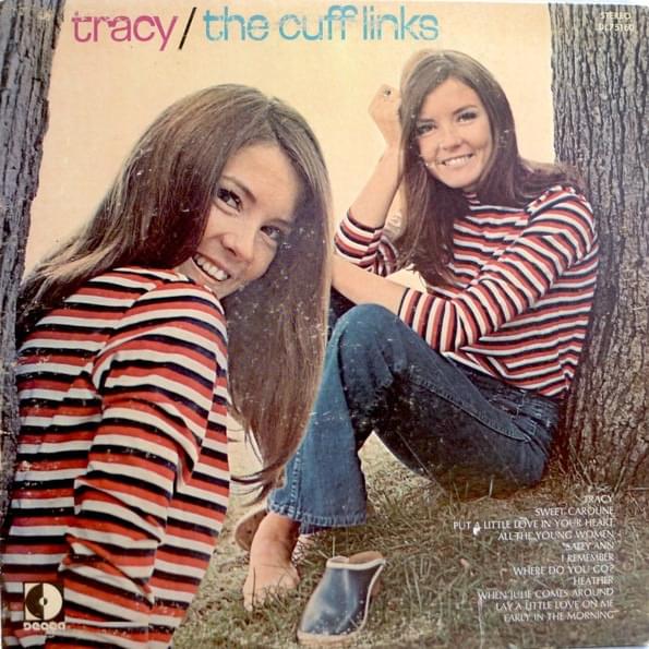 Album cover art for "Tracy" by The Cuff Links