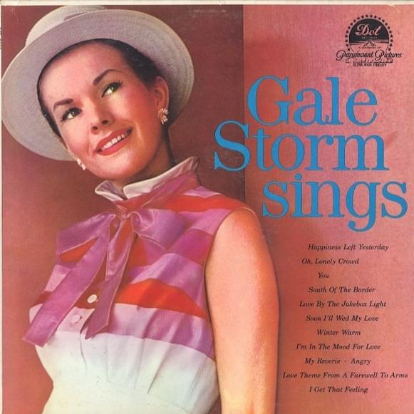 Album cover art for "Winter Warm" by Gale Storm