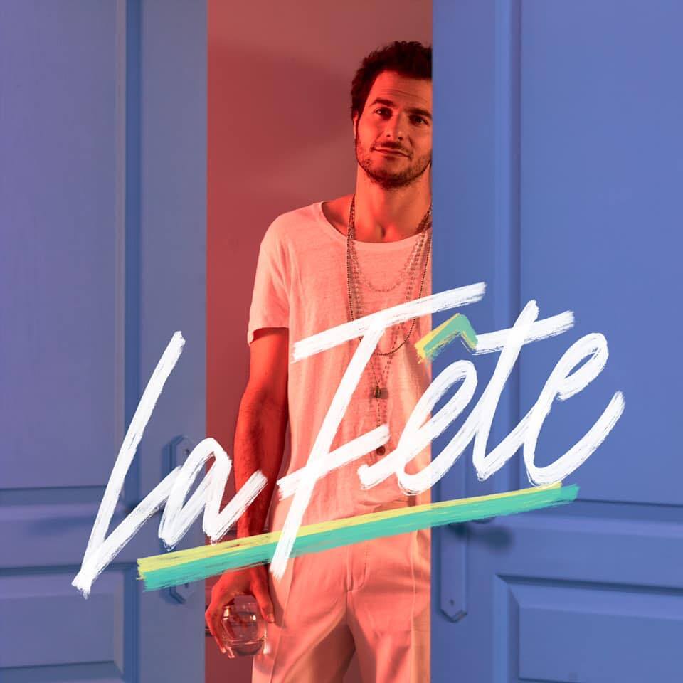 Album cover art for "La fête" by Amir
