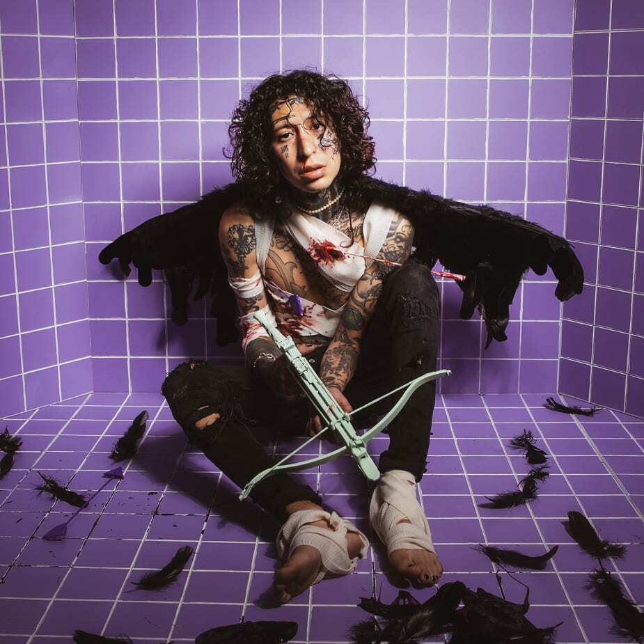 Album cover art for "Think of Me Tonight" by LiL Lotus