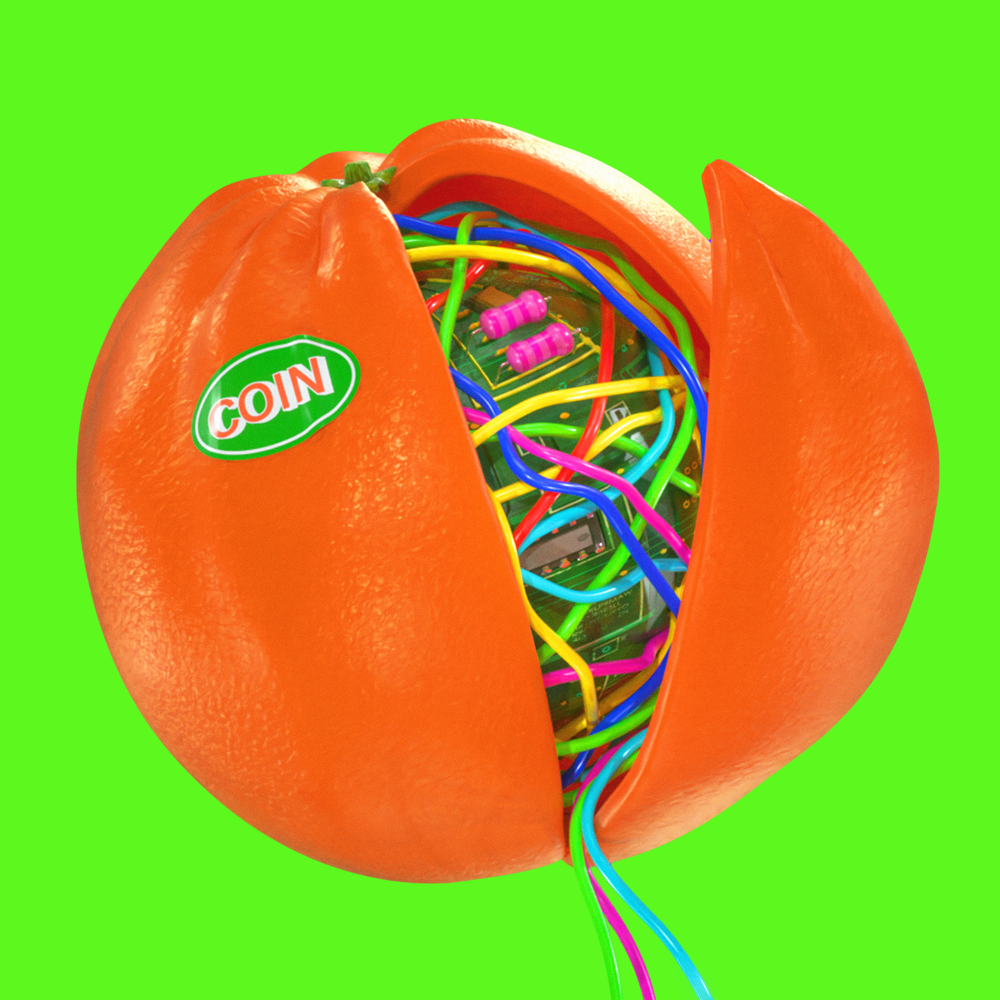 Album cover art for "Cutie" by COIN