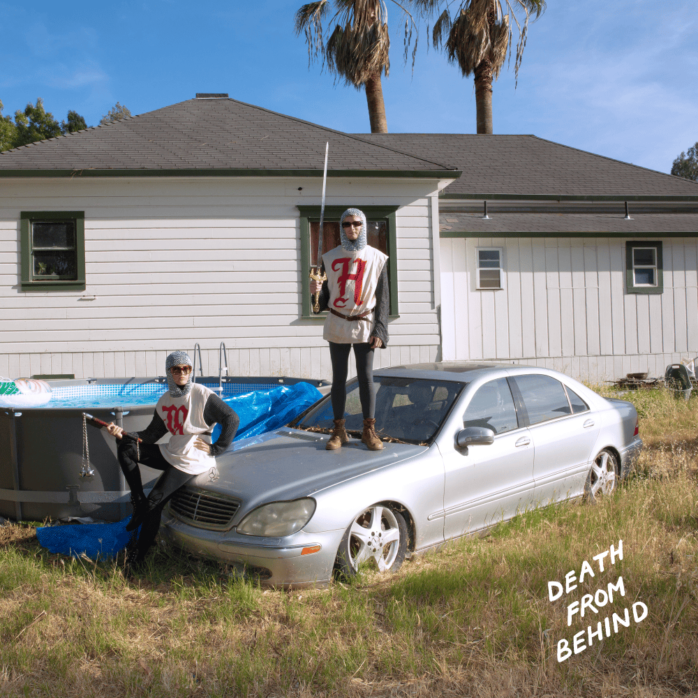Album cover art for "Death from Behind" by Shutups